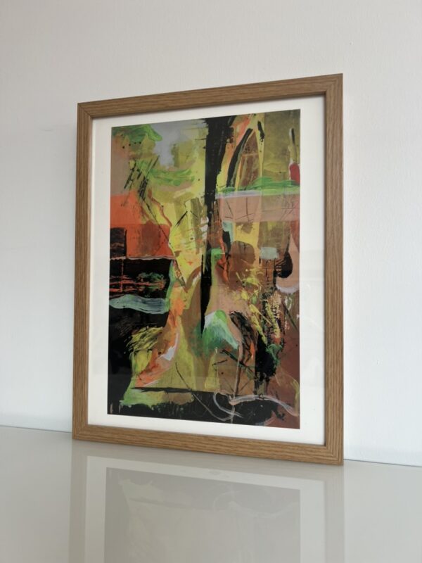 handbemalter Artprint "Zwiespalt"
